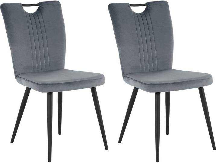 loft24 Esszimmerstuhl Suri (2er-Set), Sitzhöhe 46 cm