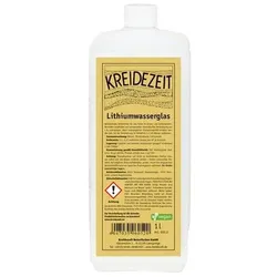 Kreidezeit Lithiumwasserglas - mineralische Fixierung - 1 l Flasche
