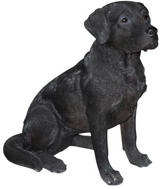 Hi-Line Gift Ltd. Noble Black Labrador Sitting