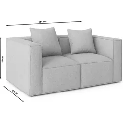 Ebuy24, Sofa + Bettsofa, Sofa Box (Ecksofa)