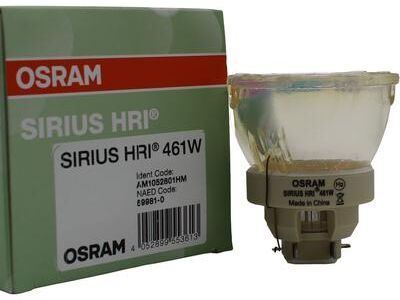 Osram Sirius HRI 461W Moving Head HID Lamp – 24,000 lm, 7500K, Ra80, 83V, Any Position, 1,500 hr - 59981