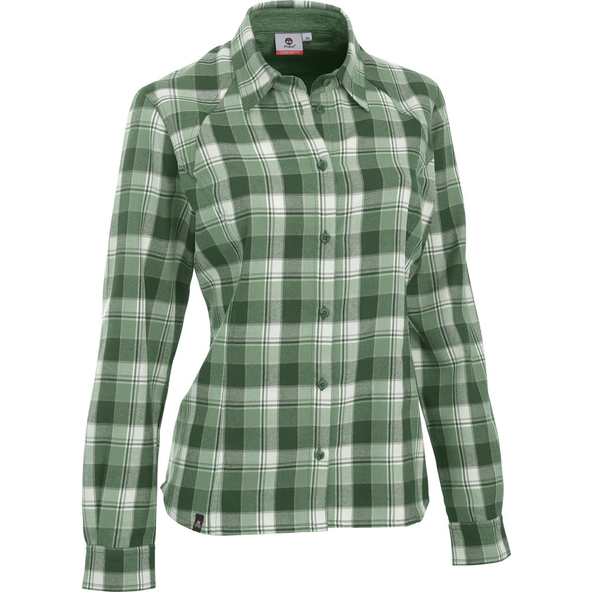 MAUL Sport Trento II - 1/1 Flanellbluse Karo offwhite (19) 44 5430800958-19-44