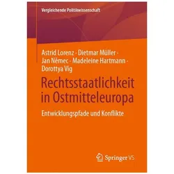 Rechtsstaatlichkeit in Ostmitteleuropa, Fachbücher von Jan Němec, Astrid Lorenz, Dietmar Müller, Madeleine Hartmann, Dorottya Víg
