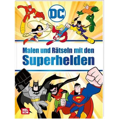 DC Superhelden: Malen und Rätseln mit den Superhelden, Taschenbuch von , Nelson, 978-3-8451-2138-3