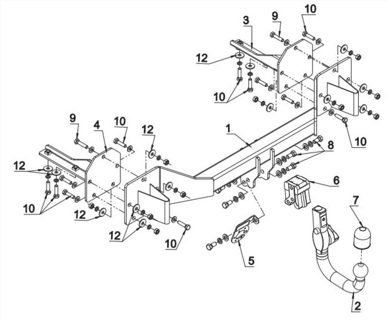 Attelage BMW X5 E53 (06/00-12/06) RDSOV