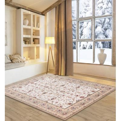 Wollteppich OTTO HOME "Oriental D2", beige, B:80cm H:10mm L:150cm, Schurwolle, Teppiche, reine Wolle, Orient-Optik, Wohnzimmer