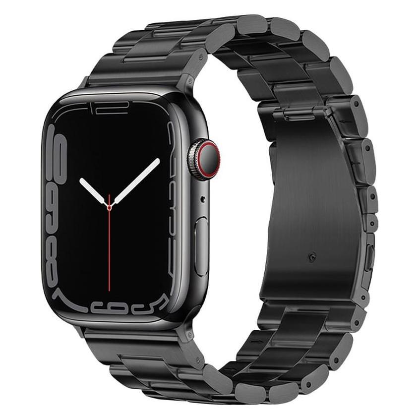 Forcell Strap F-DESIGN FA10 stainless steel strap for APPLE Watch 38 / 40 / 41 mm black (Stainless Steel) (5903396222566)