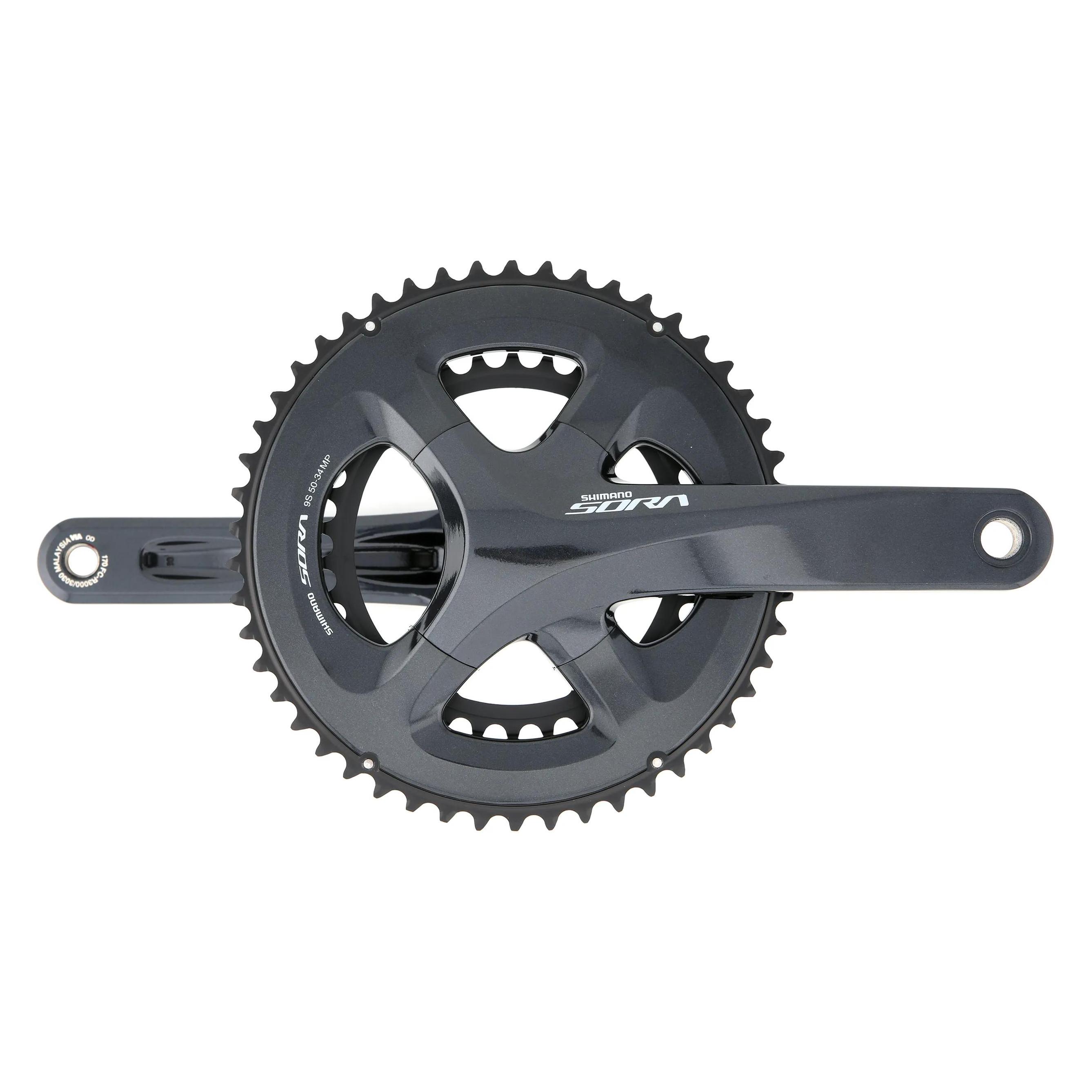 Shimano Sora FC-R3000 Kurbelgarnitur 2x9-fach 50-34 Z. (170 mm) (63.66295)
