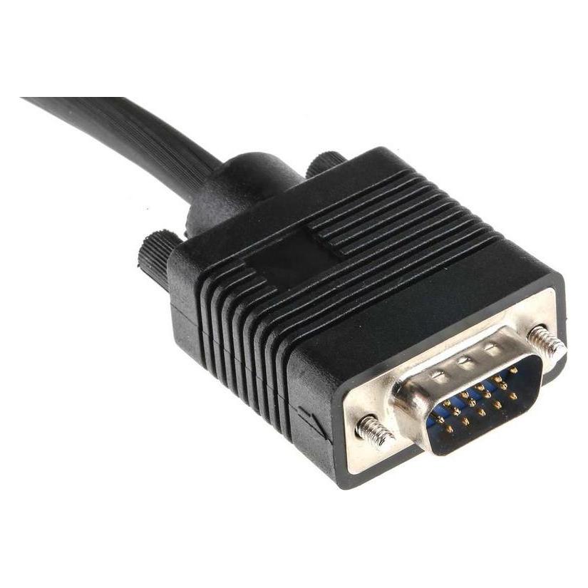RS PRO VGA-Kabel A VGA / Stecker B VGA / Stecker, 7m PVC Schwarz (7 m) (1828526)