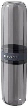 Youfap Market Portable Toothbrush Case, Transparent Travel Containers For Business Trips, Outdoor Travel Essentials black