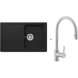 Schock Set mit Spüle und Armatur Granit SETSCHOCK1