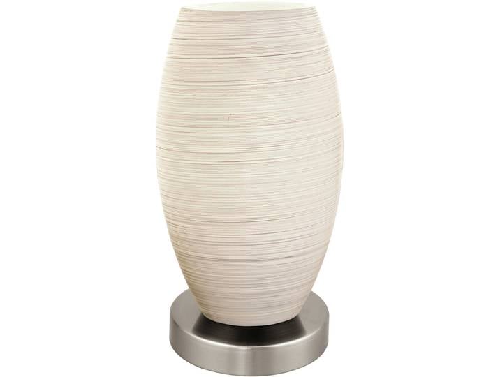 Eglo Tischlampe Batista 3 Nickel matt Stahl H 22.5 cm
