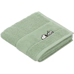 Gästetuch-Set  SLEEPY SNOOPY (BL 30x50 cm) - grün - BL 30x50 cm