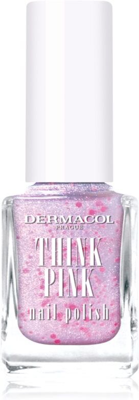 Dermacol Think Pink vernis à ongles à paillettes teinte 02 12 ml
