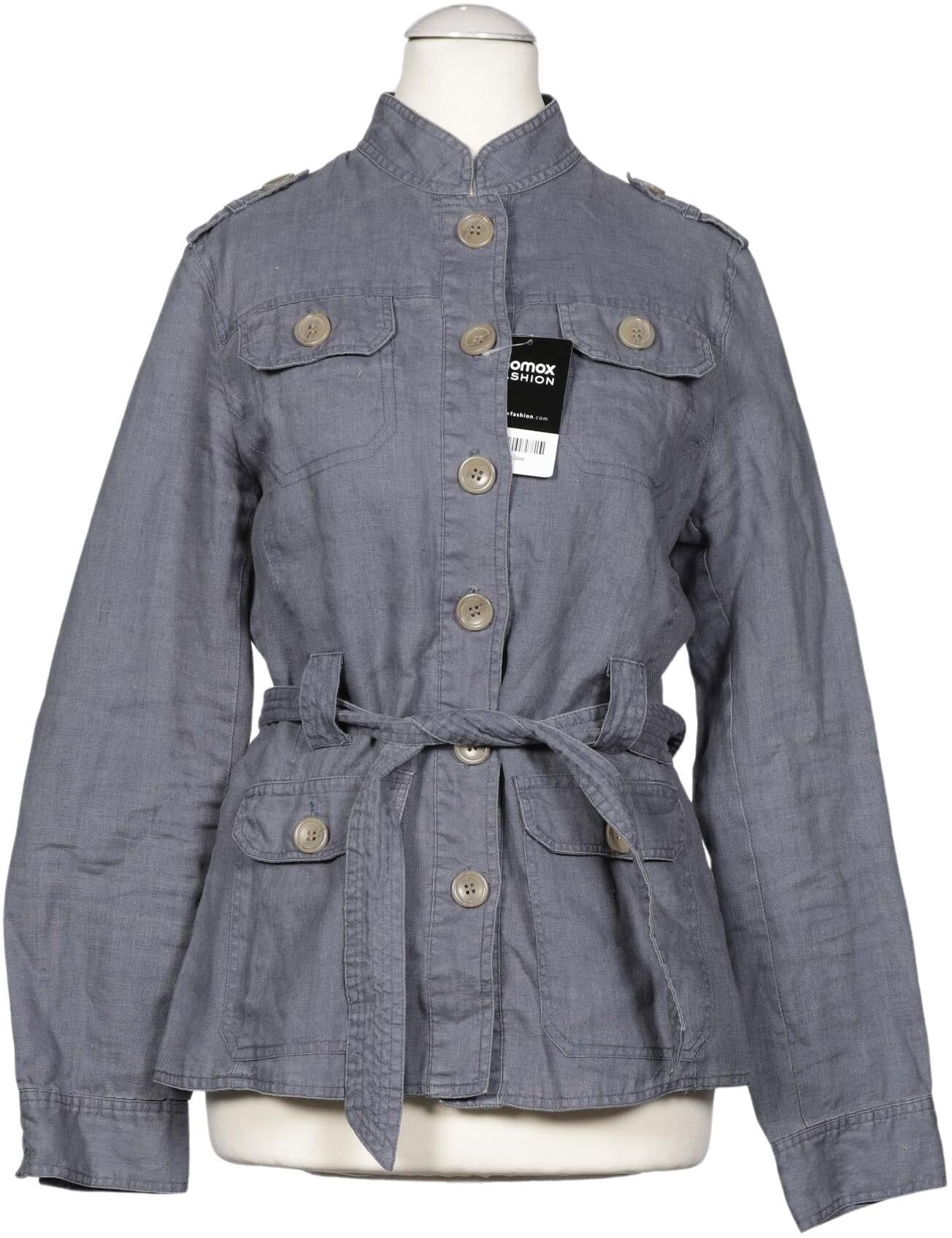 Blaumax Damen Jacke, Grau, Gr. XS, Leinen - Second Hand