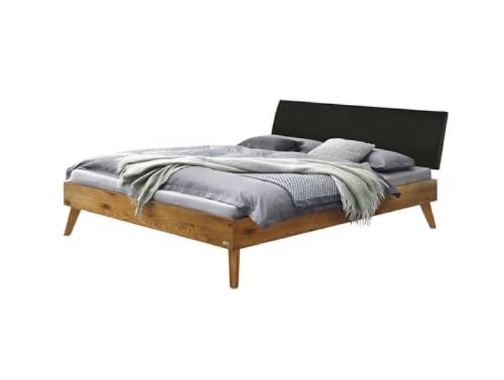 Hasena Trento Bett Caprile Wildeiche Kopfteil Smoke 160x200