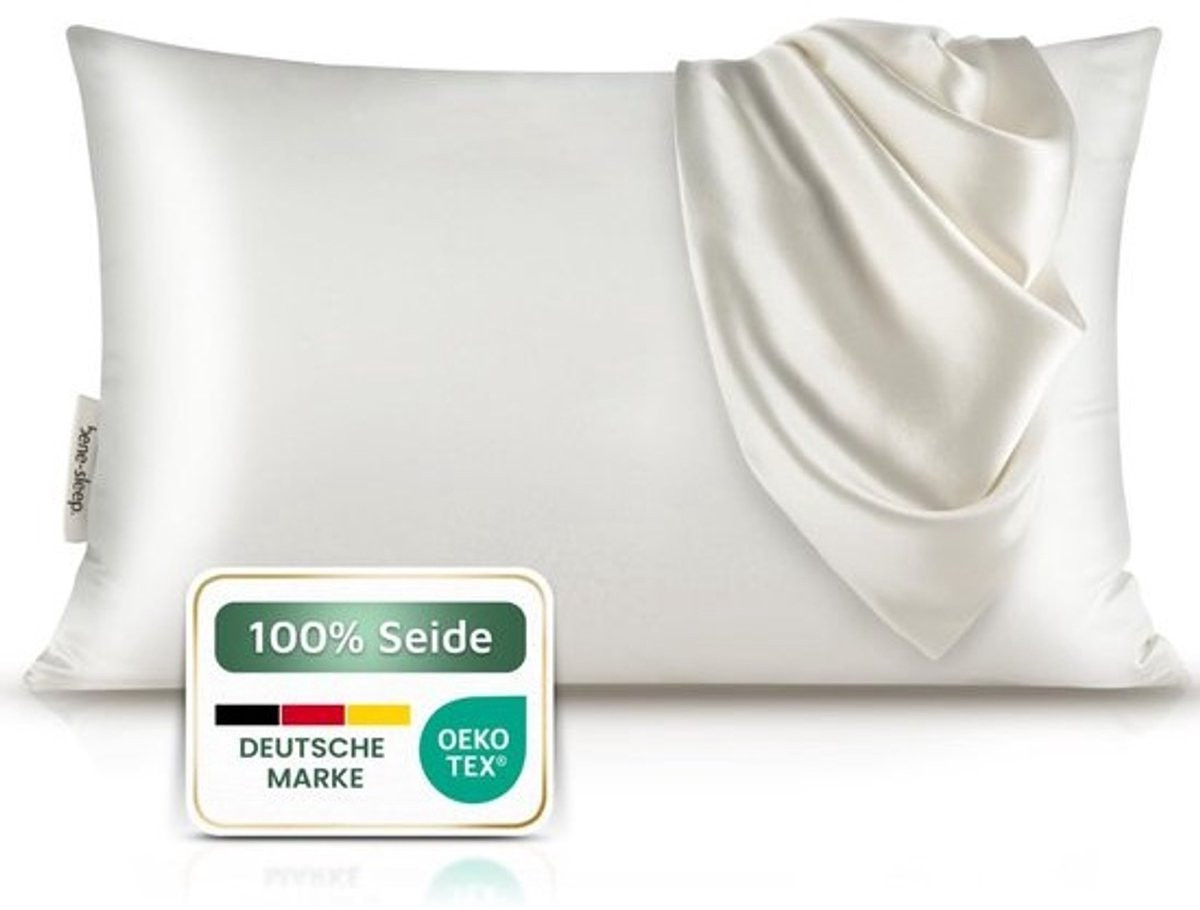Luxe Kussensloop van 100% Mulberry Zijde, Anti-Frizz & Anti-Rimpel, Hypoallergeen, 40 x 60 cm