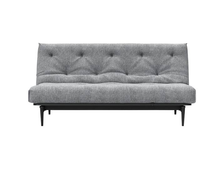 Innovation Bettsofa Kelani Grau Holz, Stoff, Metall B 200 T 100 cm Verstellbare Lehne