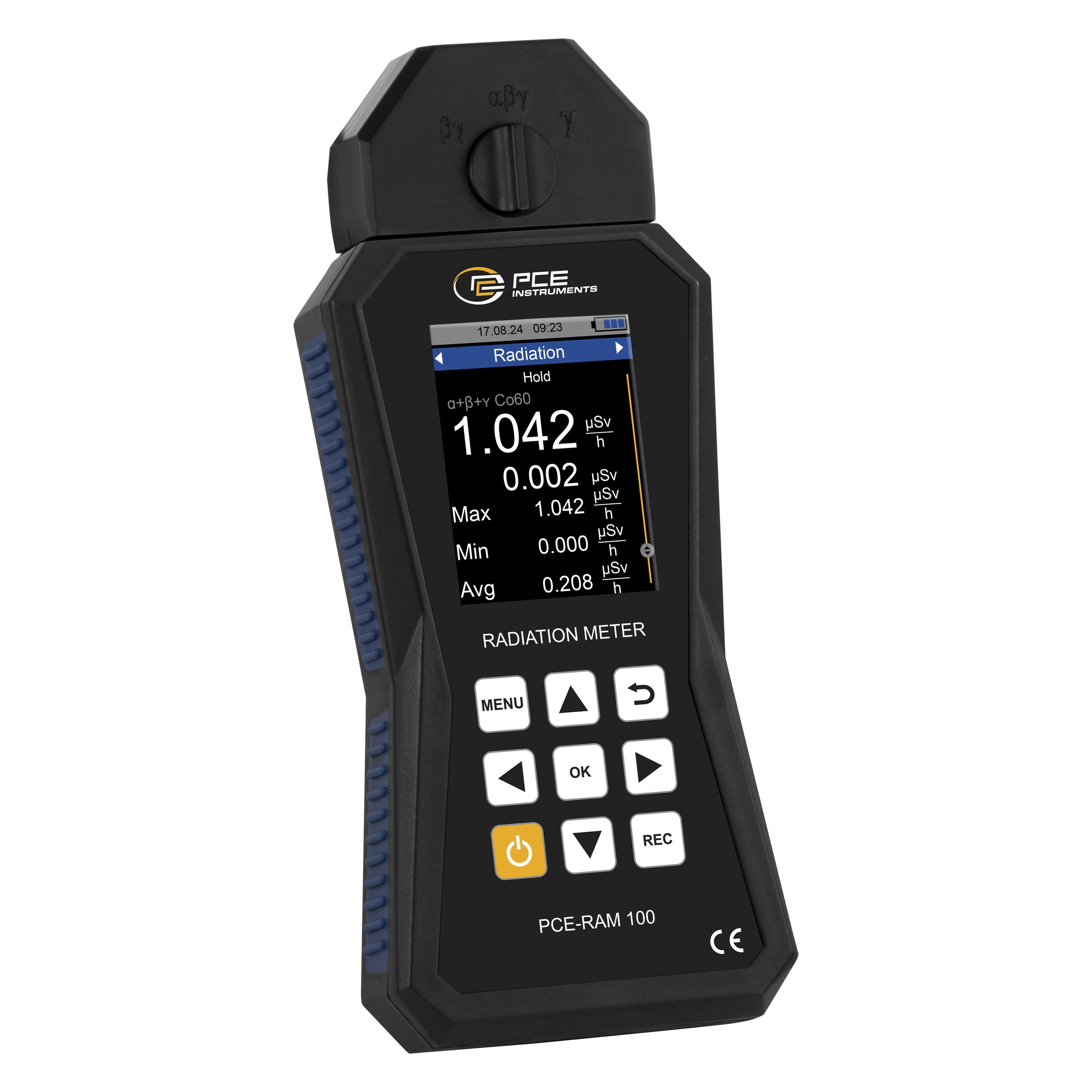 PCE Instruments PCE-RAM 100 Geigerzähler Strahlung: Gamma, Alpha, Beta akustisch (PCE-RAM 100)