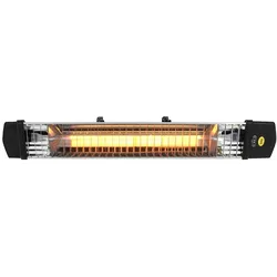 Mo-El Infrarotstrahler Iris IP55 1200W Grau / Silber / Titan 1200 Watt