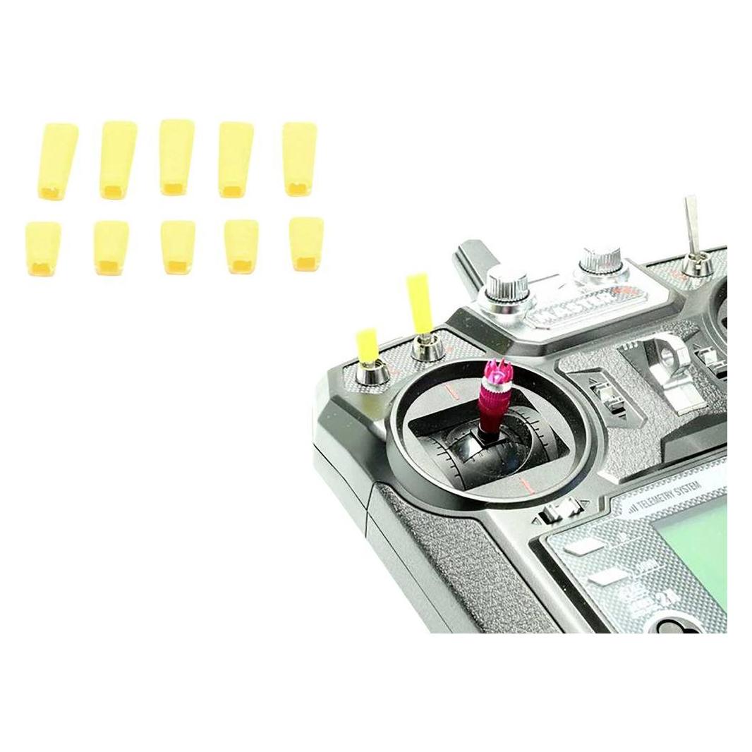 Planet-Hobby schalterkappen universal "color" gelb 10 stück (15240)