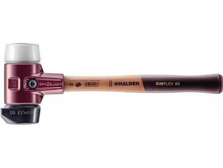 Marteau SIMPLEX L.280mm tête-D.60mm HO manche:ext.court HALDER