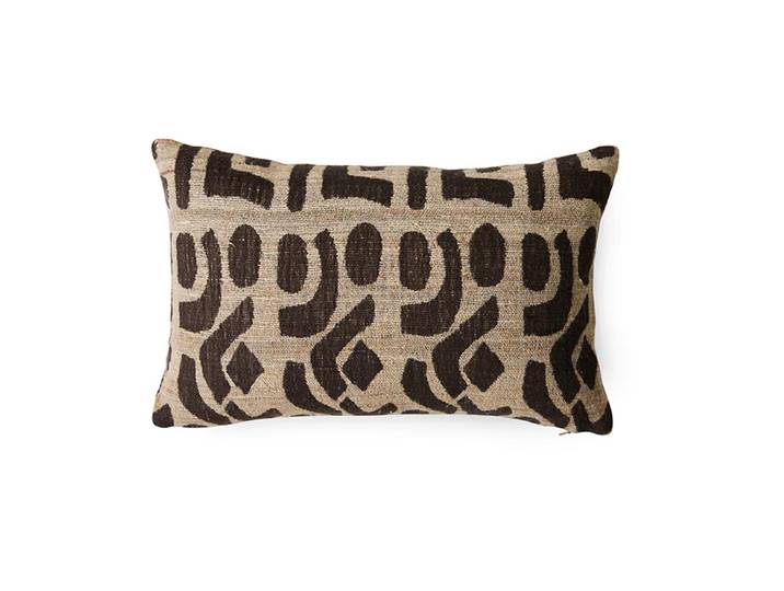 HKliving Coussin Silk25x40 cm Rustic