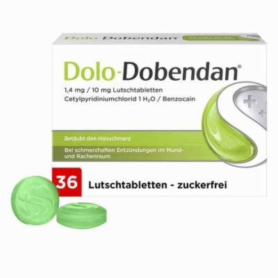 MCM KLOSTERFRAU Vertriebsgesellschaft GmbH DOLO DOBENDAN 1,4 mg/10 mg Lutschtabletten 24 St 04470412