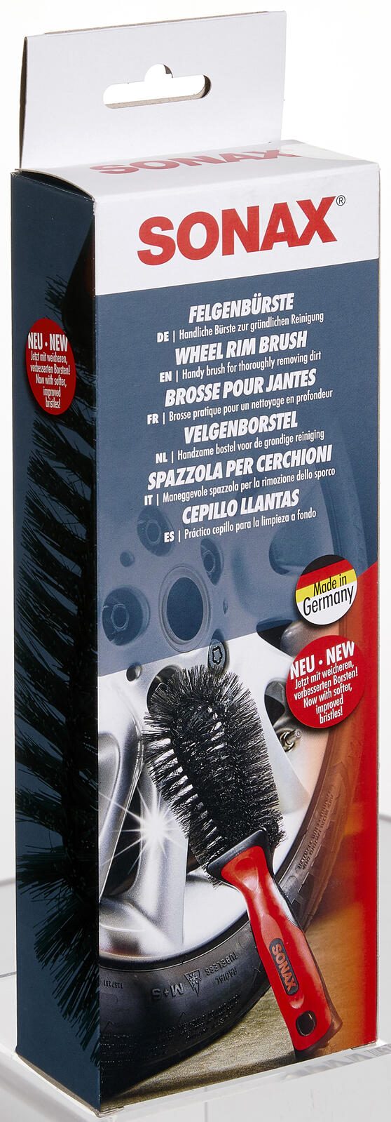 SONAX Felgenbürste rot, schwarz 04179000