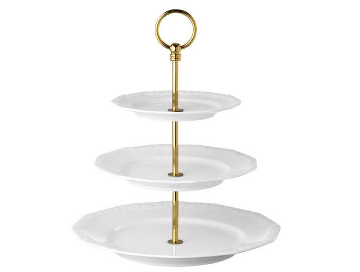 Rosenthal Etagere Maria Weiss Etagere 3 tlg., Porzellan, (Etageren), Etageren