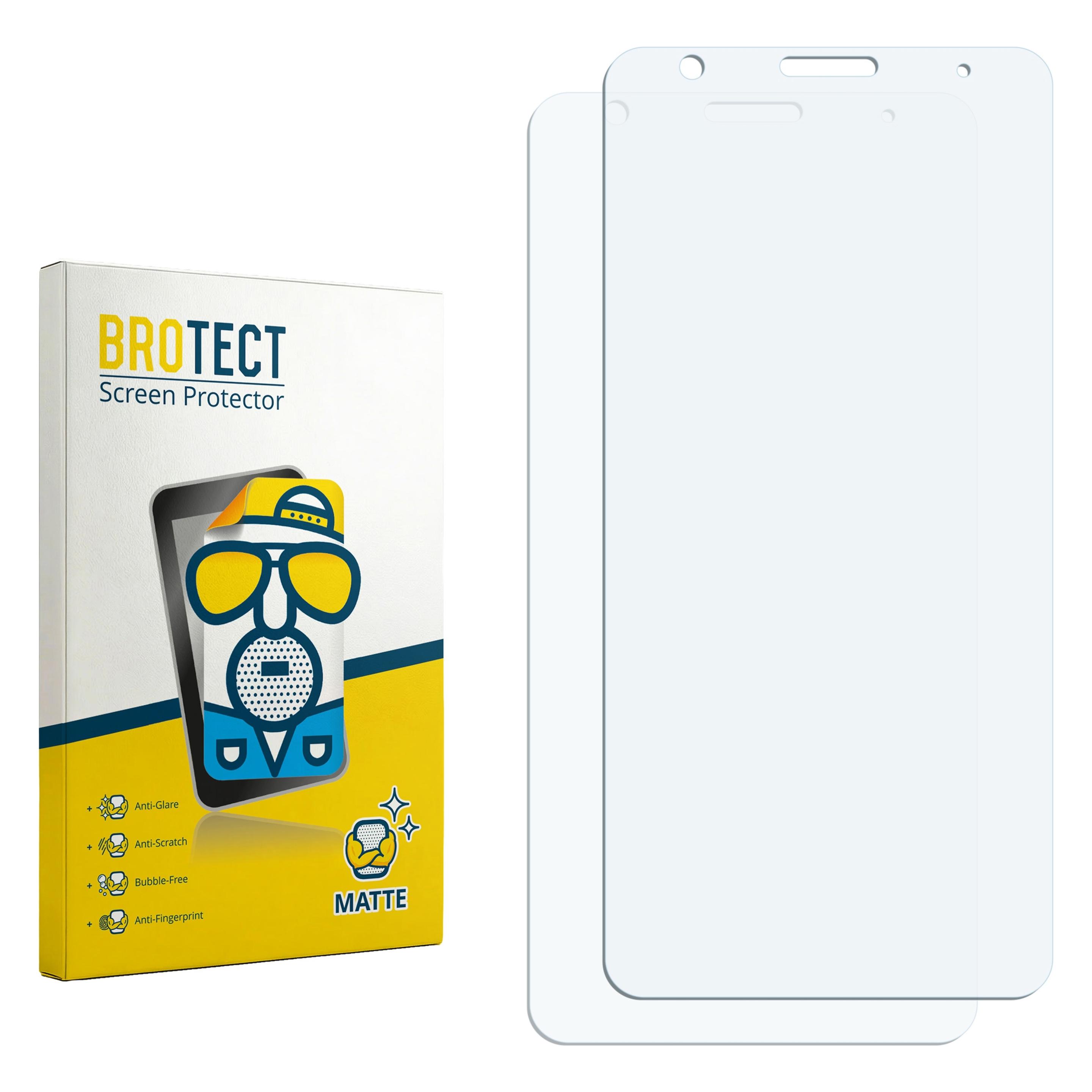 Brotect Entspiegelungsfolie für ZTE Blade A3 2020 Displayschutz Displayschutzfolie Folie Matt (2 Stk., ZTE Blade A3 (2020)) (1965065)