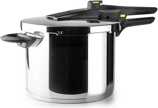 Ibili Exclusiv Snelkookpan, 6 liter, Zilver