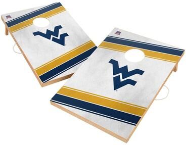 Skip's Garage West Virginia University Mountaineers WVU 2x4 Tailgate Cornhole Boards