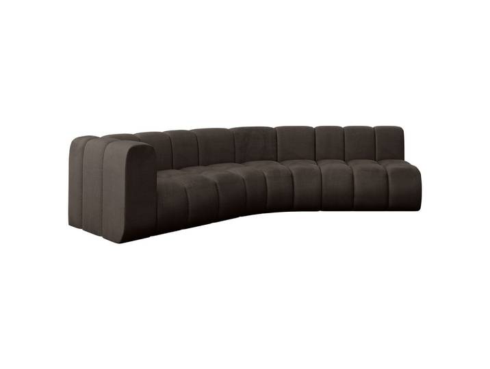 ECKSOFA modulares Sofa Karex-L1 - 308x194x70 cm Braun