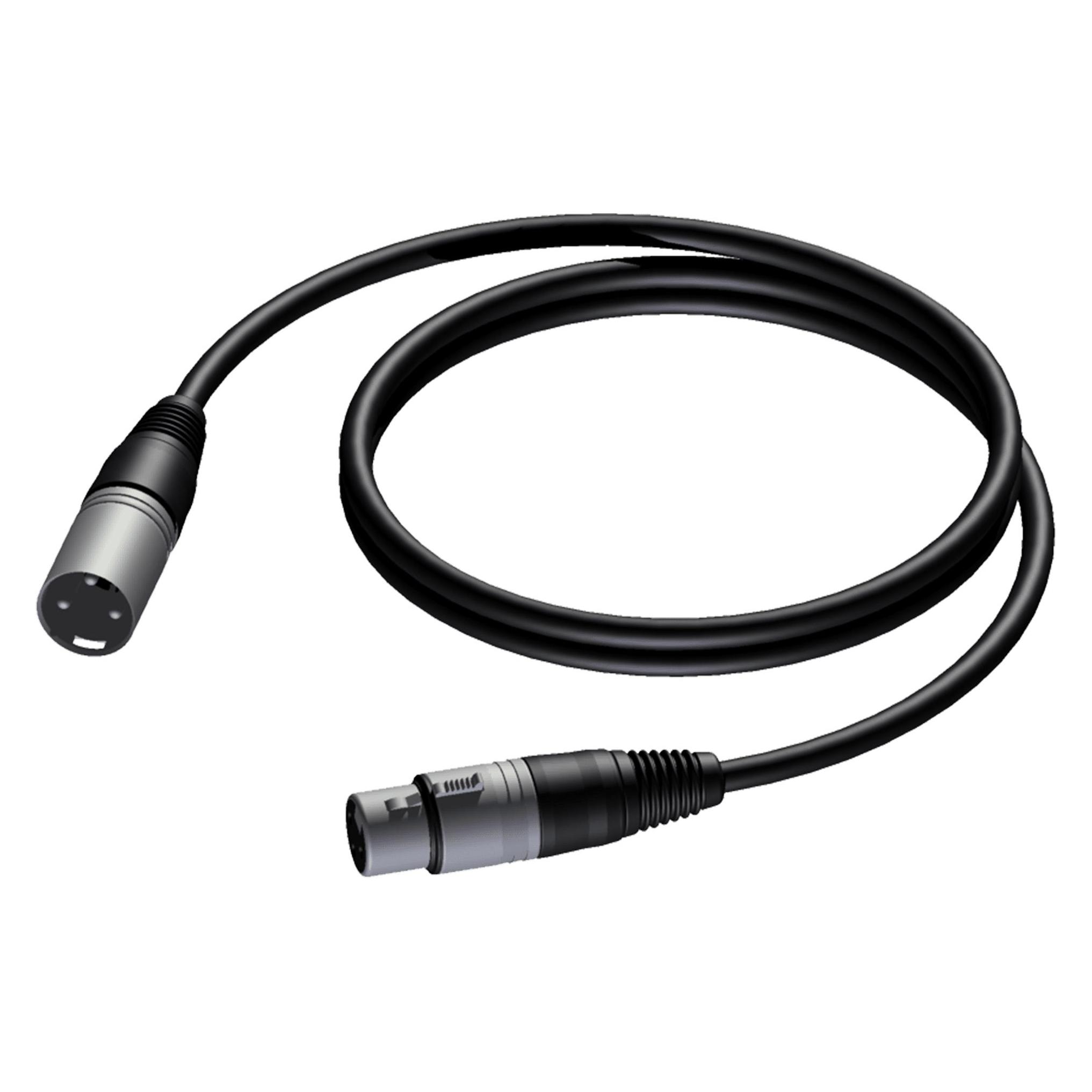 Procab CAB901 audio cable XLR Black (1.50 m, XLR Kabel) (1KPBA138)