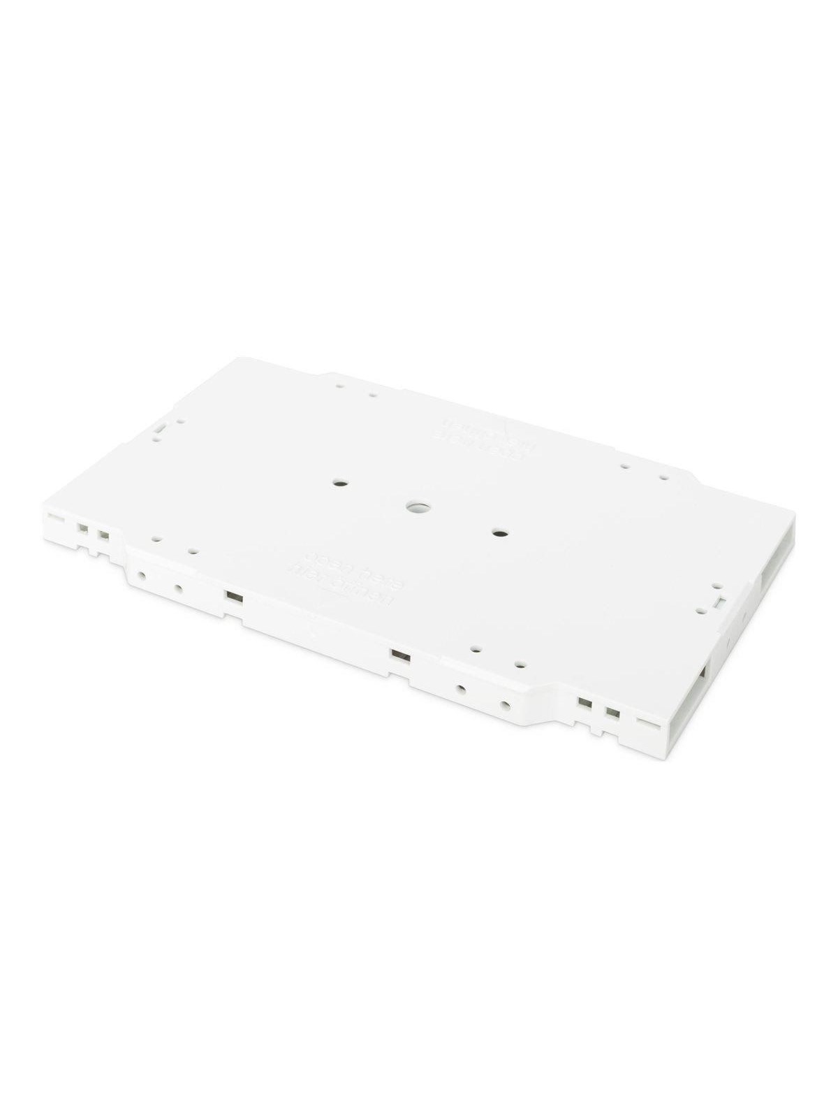 DIGITUS fibre optic cassette blank panel (12 slots) - 19" - including splice holder for crimp and shrink splice protection