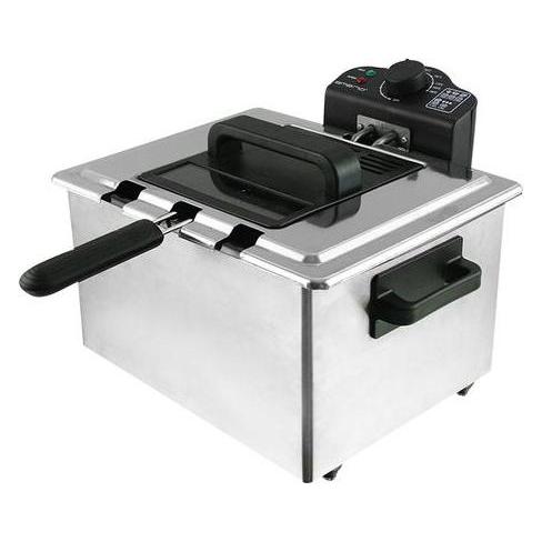 Emerio DF-107090, Deep fryer, 5 L, Single, Black, Stainless steel, Rotary, Stand-alone (5 l) (DF-120483)