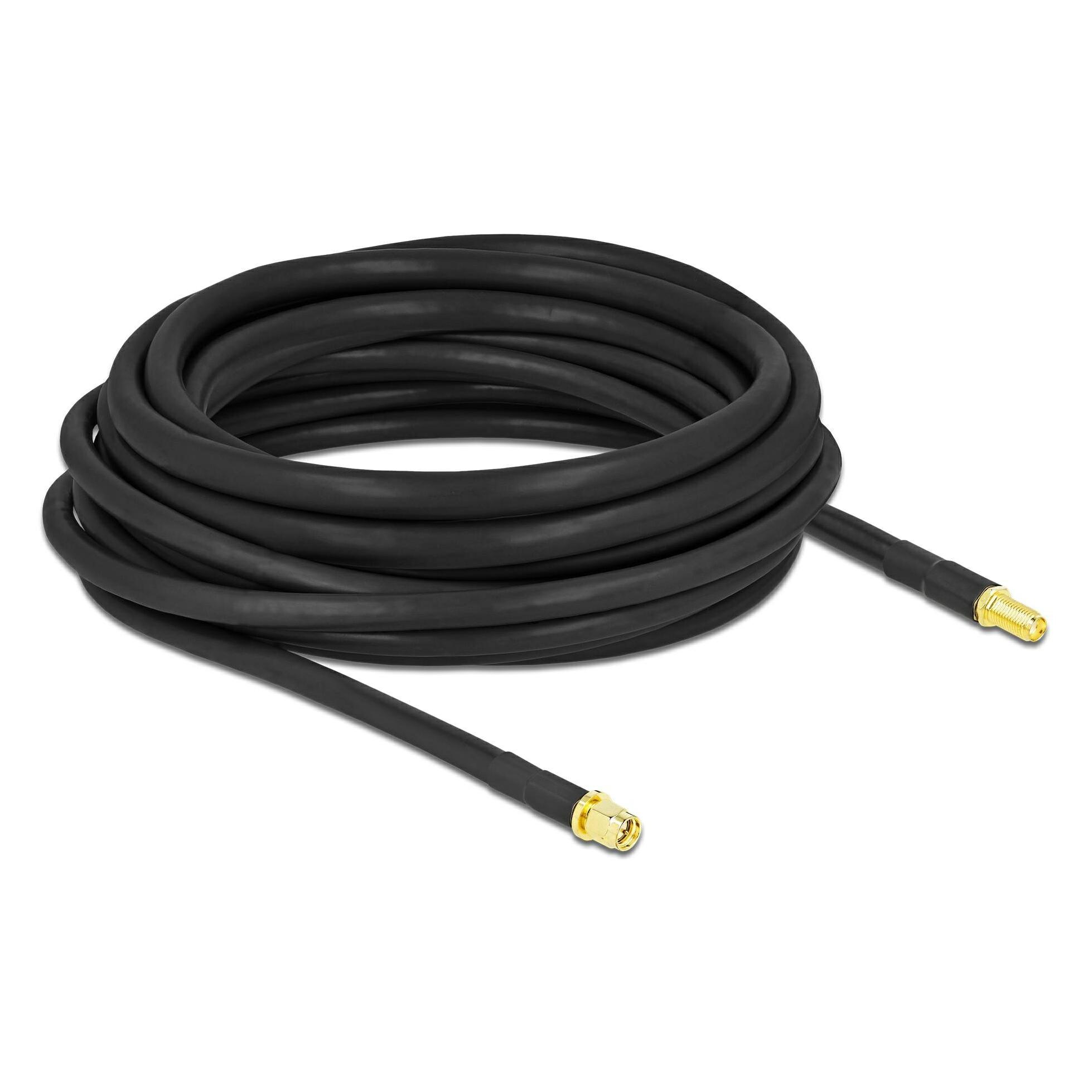 Delock Antennenkabel LTE/5G, LMR/CFD300 SMA zu SMA, 7.5 m (90467)