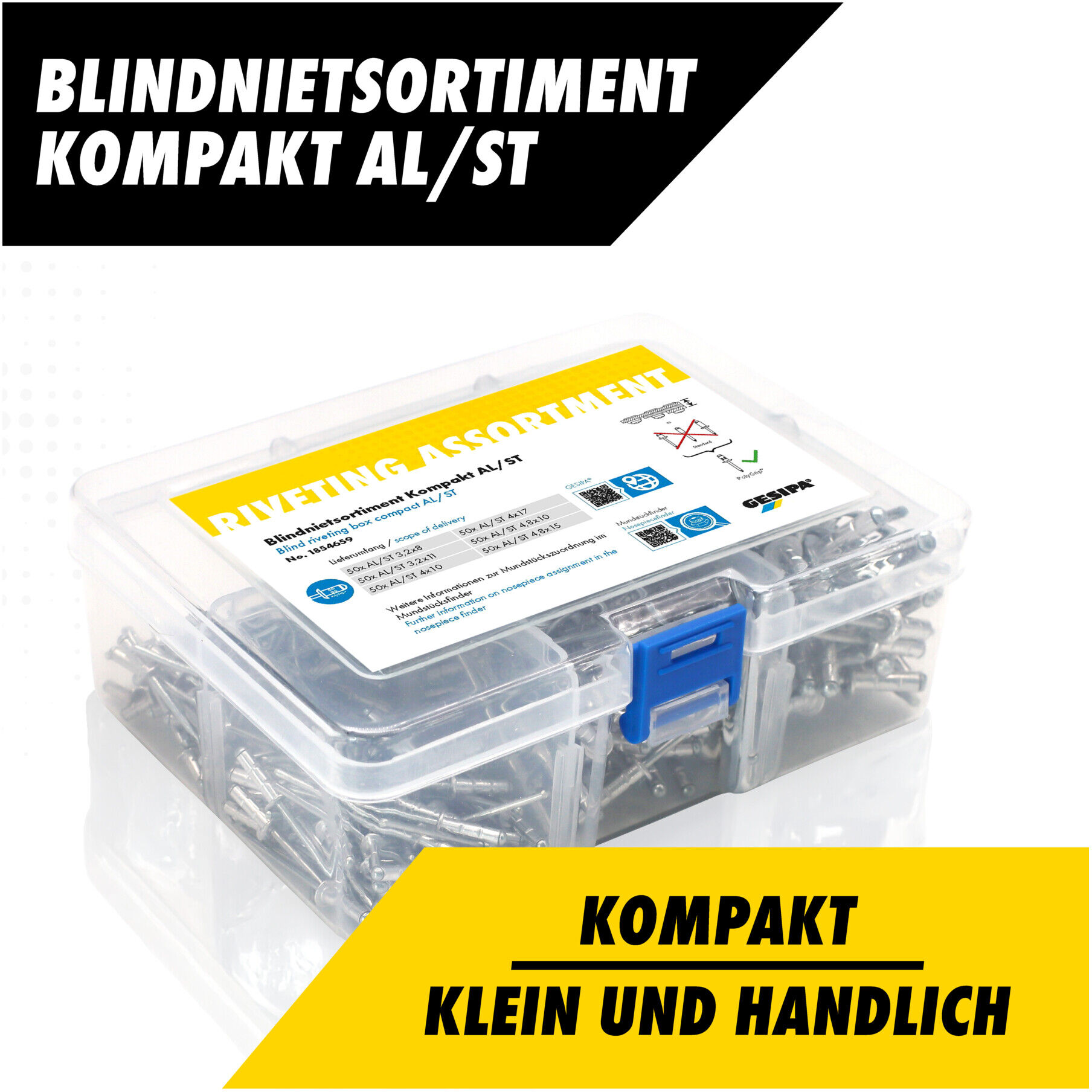Gesipa Blindnietsortiment Kompakt AL/ST (1854659)