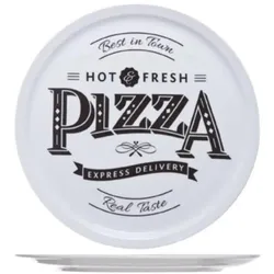Cosy&Trendy, Pizza Zubehör, Pizzateller Ø 27-30 cm, Schriftzug "FRESH PIZZA"