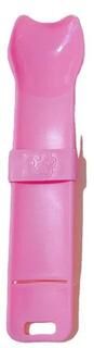 Uplift Essentials Ergonomic Cat Strip Squeeze Spoon & Feeder pink