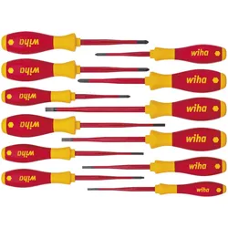 Wiha Schraubendreher Set SoftFinish electric slimFix gemischt 12-teilges Set - 41003
