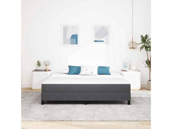 KTHLBRH Matratze grau 180 x 200 cm mit Premium-Stoff Taschenfedern, optimale Unterstützung, Bewegungsisolierung, modernes Design