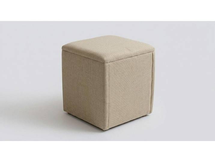 Xlmoebel Hocker Beiger Pouff im modernen, minimalistischen Design für jeden Raum (Hocker, 1 St., Hocker), Made in Europa