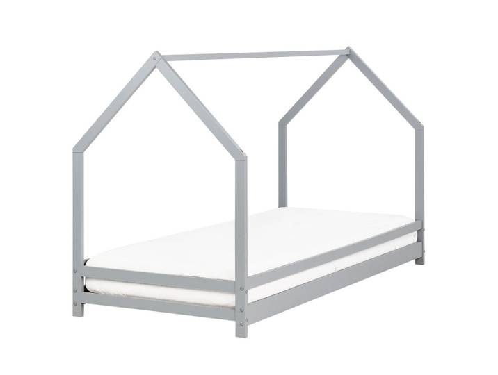 KINDER-HAUSBETT Grau 90-200 cm Appy