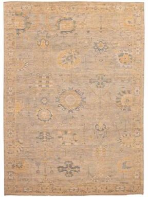 ECARPETGALLERY Hand-knotted Jules Serapi Grey Wool Rug - 10'1 x 13'9