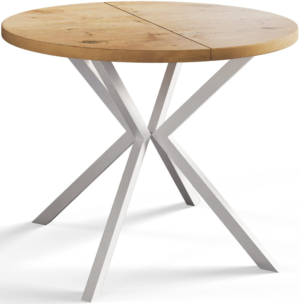 ALPİ Uittrekbare Eettafel Loft Liten Lichtbruin