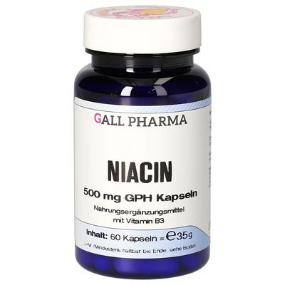 Niacin 500 mg GPH Kapseln 60 St