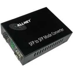 Allnet 134409 1000Mbit/s Multi-Modus, Transceiver, Schwarz