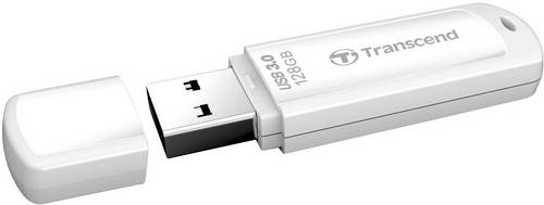 Transcend JetFlash 730 USB-Stick 128 GB Weiß TS128GJF730 USB-A (USB 3.2 Gen 1)